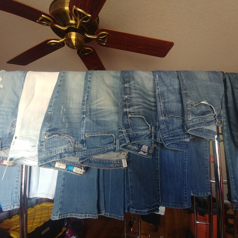 8 pairs of jeans all size 3 / 27